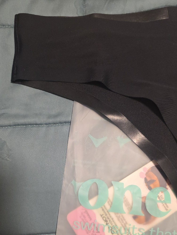 Onewith Abyss Black Seamless Bikini Bottom - Woodmont — image 2 of 7